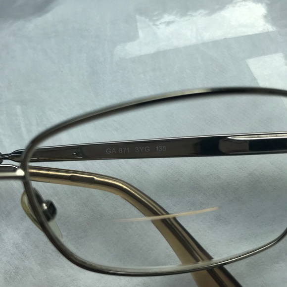 Giorgio Armani Wire Eyeglass Frames - Picture 5 of 8